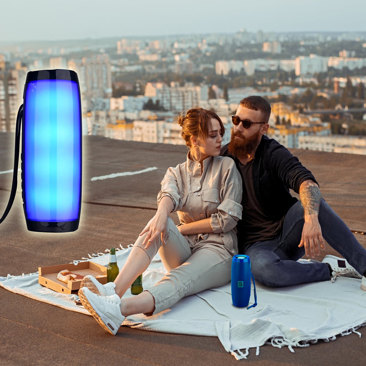 NextTune™ AuraGlow LED Bluetooth Speaker - NextTune Audio
