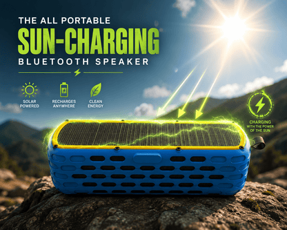 NextTune™ Sun-Rechargeable Bluetooth Speaker - NextTune Audio